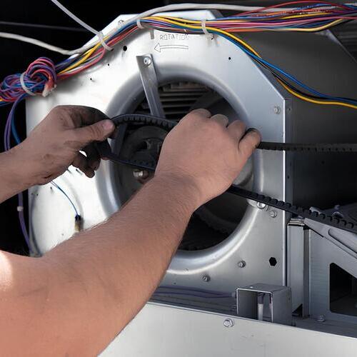 repairs to an air conditioning blower