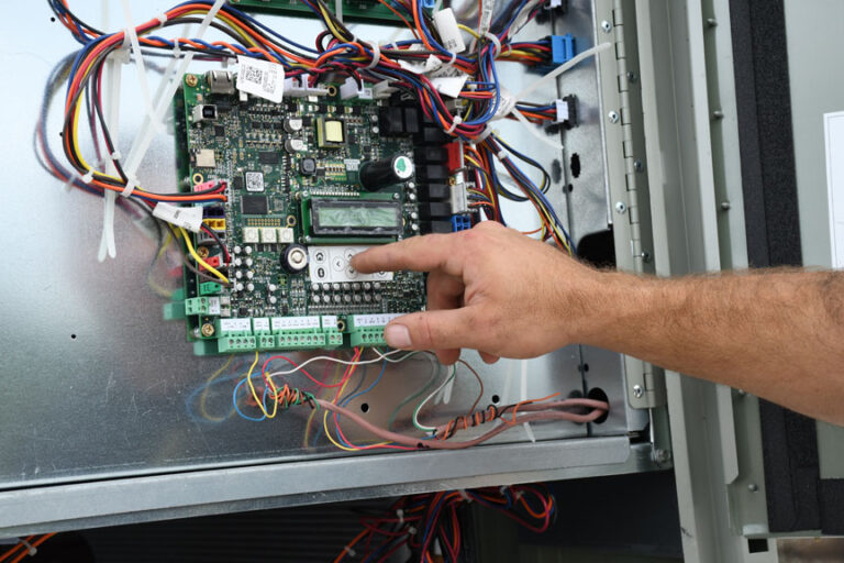 circuit control board in an HVAC unit