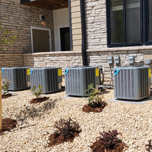 HVAC equipment in a commercial space