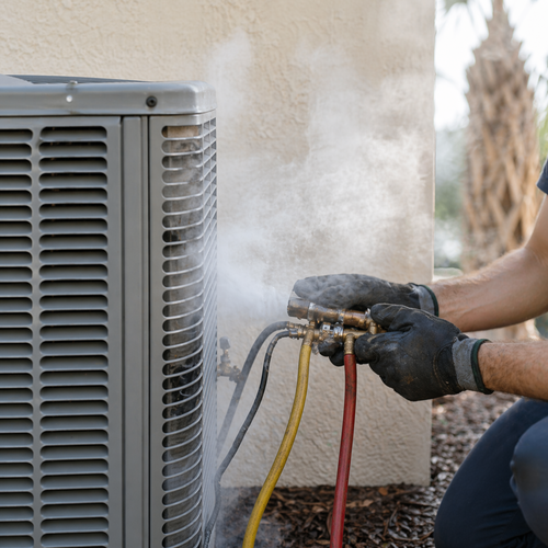 ac refrigerant leak
